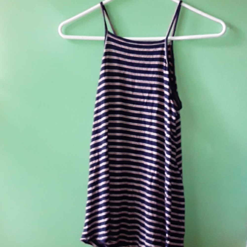 A striped tank top